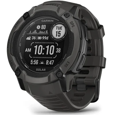 Смарт-годинник Garmin Instinct 2X Solar Graphite (010-02805-24)