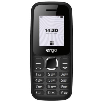 Мобiльний телефон Ergo B184 Dual Sim Black