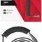 Кабель HyperX USB-A – USB-C, спіральний, 1.37 м Grey (6J678AA)