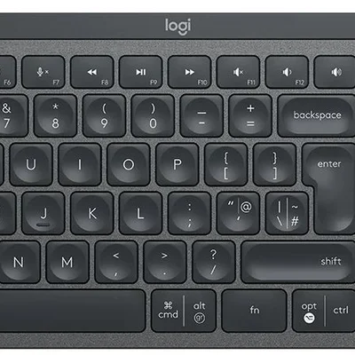 Клавіатура бездротова Logitech MX Keys Advanced for Business Wireless Illuminated UA Graphite (920-010251)