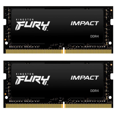 Модуль пам`ятi SO-DIMM 2x16GB/3200 DDR4 Kingston Fury Impact (KF432S20IBK2/32)