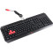 Клавіатура A4Tech Bloody Q100 Ukr Black