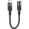 Адаптер Hoco U107 USB Type-C - Lightning (M/F), 0.1 м, Black (U107CLB)