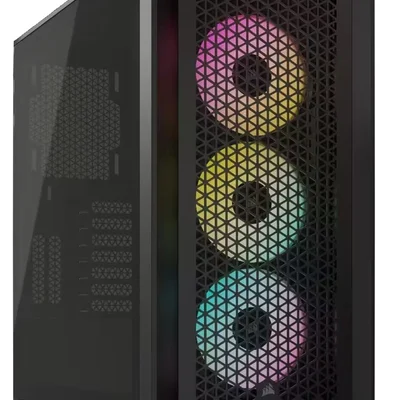 Корпус Corsair iCUE 4000D RGB AirFlow Tempered Glass Black (CC-9011240-WW) без БЖ