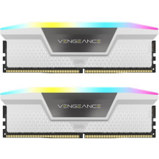 Модуль пам`ятi DDR5 2x16GB/6400 Corsair Vengeance RGB White (CMH32GX5M2B6400C36W)