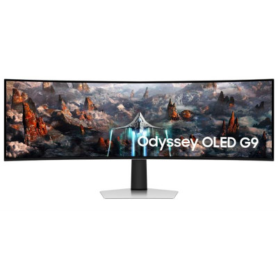 Монітор Samsung 49" Odyssey OLED G9 (LS49CG930SIXCI) Black/White Curved