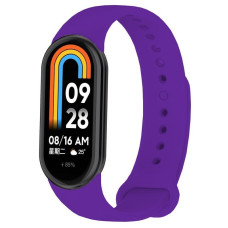 Силіконовий ремінець BeCover для Xiaomi Mi Smart Band 8 Dark Purple (709382)