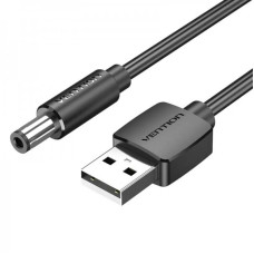 Кабель Vention USB - DC (M/M), 5.5 мм, 0.5 м, Black (CEYBD)