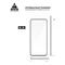 Захисне скло Armorstandart Pro для ZTE Blade V40s Black (ARM68741)