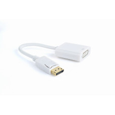 Адаптер Cablexpert DisplayPort - DVI (M/F), 0.1 м, білий (A-DPM-DVIF-002-W) пакет