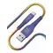 Кабель Luxe Cube Kevlar USB - micro USB (M/M), 1.2 м, райдужний (8886668686259)