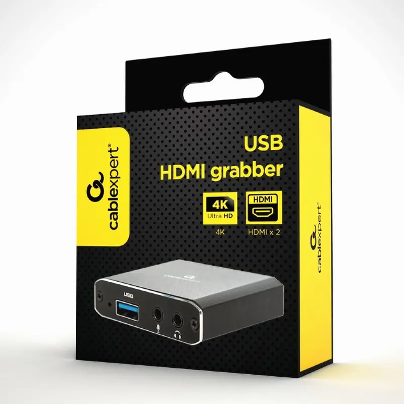 Адаптер Cablexpert HDMI - HDMI+USB+3.5 мм (F/F), Black (UHG-4K2-01) Адаптер Cablexpert HDMI - HDMI+USB+3.5 мм (F/F), Black (UHG-4K2-01)