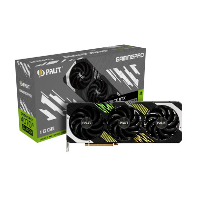 Відеокарта GF RTX 4070 Ti Super 16GB GDDR6X GamingPro Palit (NED47TS019T2-1043A)