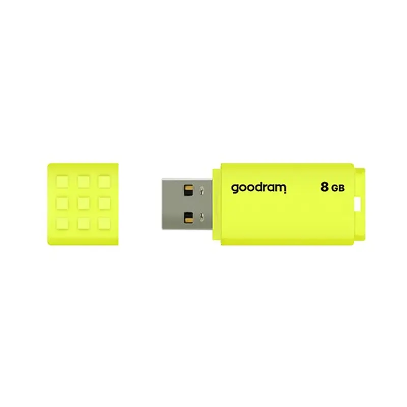 Флеш-накопичувач USB2.0 8GB GOODRAM UME2 Yellow (UME2-0080Y0R11)