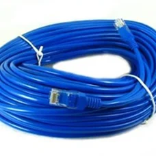 Патч-корд литой, UTP, RJ45, Cat.5e, 30m, синiй