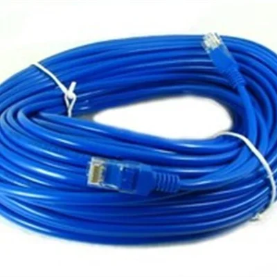 Патч-корд литой, UTP, RJ45, Cat.5e, 30m, синiй