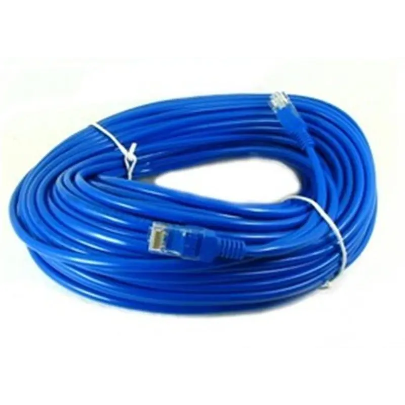 Патч-корд литой, UTP, RJ45, Cat.5e, 30m, синiй