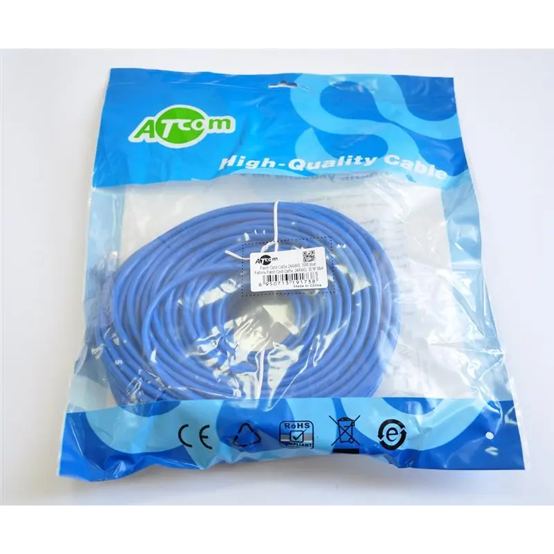 Патч-корд литой, UTP, RJ45, Cat.5e, 30m, синiй Патч-корд литой, UTP, RJ45, Cat.5e, 30m, синiй