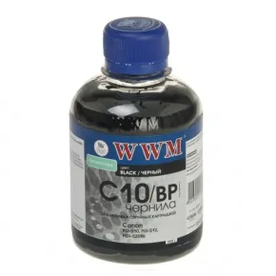 Чорнило WWM для CANON PG510/512/PGI520Bk/PGI425PGBk (Black Pigmented) C10/BP-2 100г Чорнило WWM для CANON PG510/512/PGI520Bk/PGI425PGBk (Black Pigmented) C10/BP-2 100г