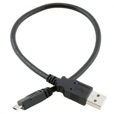 Кабель Atcom USB - micro USB V 2.0 (M/M), 0.8 м, чорний (9174) пакет