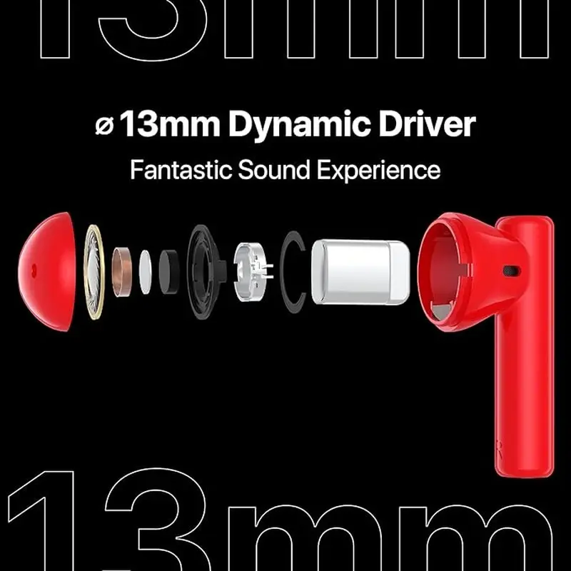 Bluetooth-гарнітура Umidigi AirBuds U Red_ Bluetooth-гарнітура Umidigi AirBuds U Red_