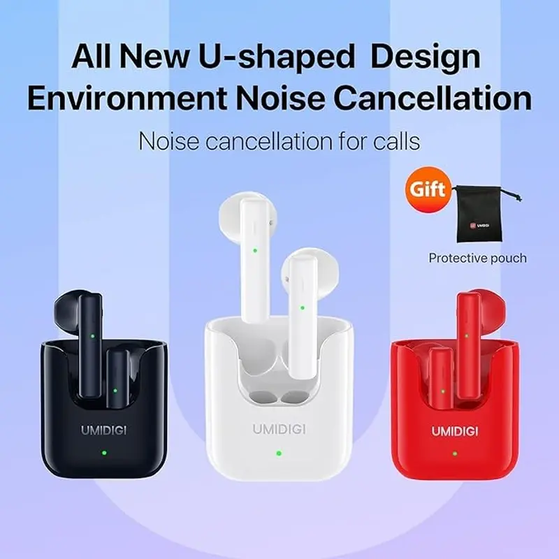 Bluetooth-гарнітура Umidigi AirBuds U Red_ Bluetooth-гарнітура Umidigi AirBuds U Red_