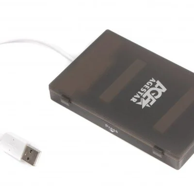 Зовнішня кишеня AgeStar для підключення SATA HDD 2.5", USB 2.0, Black (SUBCP1)