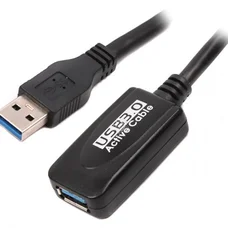 Кабель Viewcon VE057 USB3.0(AM)-USB3.0(AF), 5м, чорний, блістер