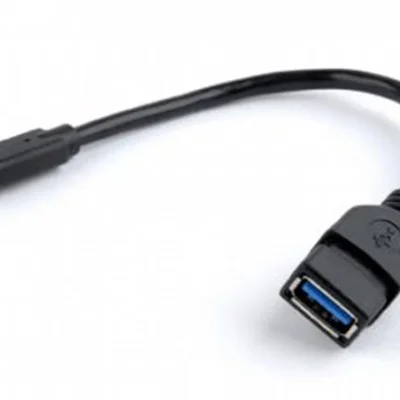 Кабель Cablexpert USB Type-C - USB V 3.0 (M/F), 0.2 м, чорний (A-OTG-CMAF3-01)