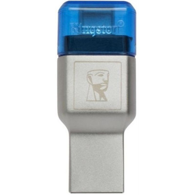 Кардрідер Kingston MobileLite Duo 3C Dual Interface USB3.1 Type-A and Type-C microSD (FCR-ML3C) Metall Casing