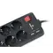 Фільтр живлення REAL-EL RS-8 Protect USB 3.0m Black