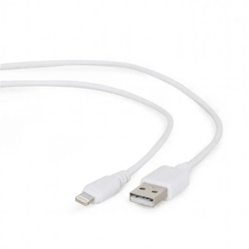 Кабель Cablexpert USB - Lightning (M/M), 0.1 м, білий (CC-USB2-AMLM-W-0.1M) Кабель Cablexpert USB - Lightning (M/M), 0.1 м, білий (CC-USB2-AMLM-W-0.1M)
