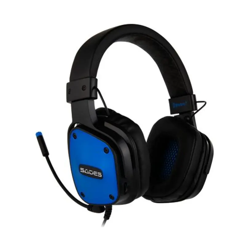 Гарнітура Sades SA-722 Dpower Black/Blue (sa722blj) Гарнітура Sades SA-722 Dpower Black/Blue (sa722blj)