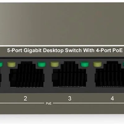 Комутатор Tenda TEG1105P-4-63W
