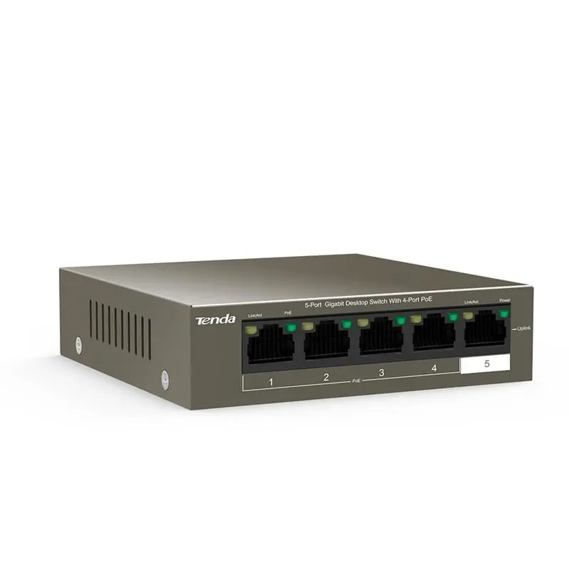 Комутатор Tenda TEG1105P-4-63W Комутатор Tenda TEG1105P-4-63W