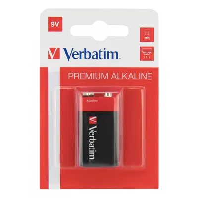 Батарейка Verbatim Alkaline Krona/6LR61 9V BL 1шт