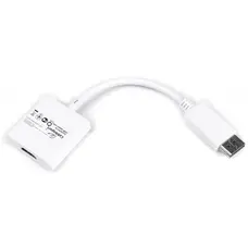 Адаптер Cablexpert DisplayPort - HDMI (M/F), 0.1 м, White (A-DPM-HDMIF-002-W)