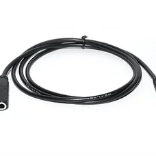 Аудіо-кабель REAL-EL Audio Pro 3.5 мм - 3.5 мм (M/F), 1 м, чорний (EL123500041)