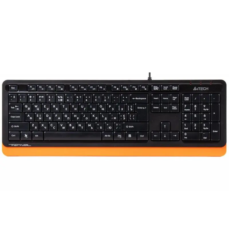 Клавіатура A4Tech FK10 Ukr Orange Клавіатура A4Tech FK10 Ukr Orange