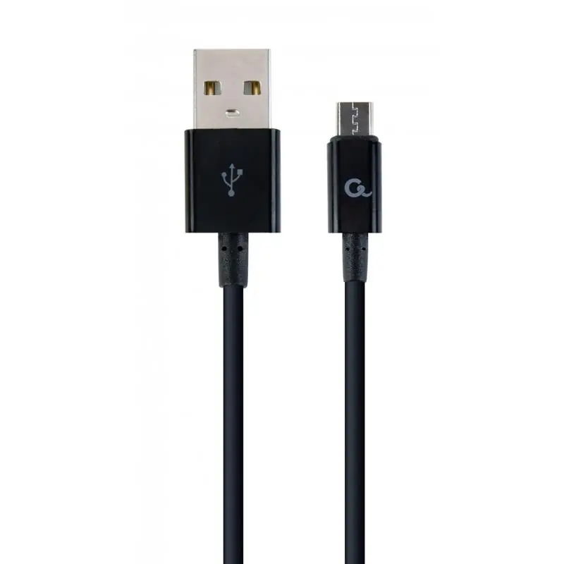 Кабель Cablexpert USB - micro USB V 2.0 (M/M), преміум, 1 м, чорний (CC-USB2P-AMmBM-1M) Кабель Cablexpert USB - micro USB V 2.0 (M/M), преміум, 1 м, чорний (CC-USB2P-AMmBM-1M)