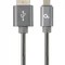Кабель Cablexpert USB - micro USB V 2.0 (M/M), преміум, 2 м, сірий (CC-USB2S-AMmBM-2M-BG)