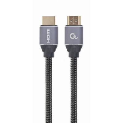 Кабель Cablexpert HDMI - HDMI V 2.0 (M/M), 1 м, чорний/сірий (CCBP-HDMI-1M) коробка