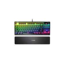 Клавiатура SteelSeries Apex 7 TKL Red Switch (64646) Black USB