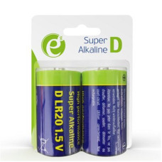 Батарейка EnerGenie Super Alkaline D/LR20 BL 2 шт