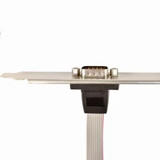 Планка Cablexpert CCDB9RECEPTACLE COM-port DB9 повнопрофільна, 0.25 м