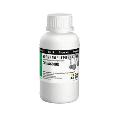 Чорнило CW Epson TX650 200мл Black CW-EW650BK02 Чорнило CW Epson TX650 200мл Black CW-EW650BK02