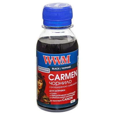 Чорнило WWM Canon Universal Carmen Black (CU/B-2) 100г