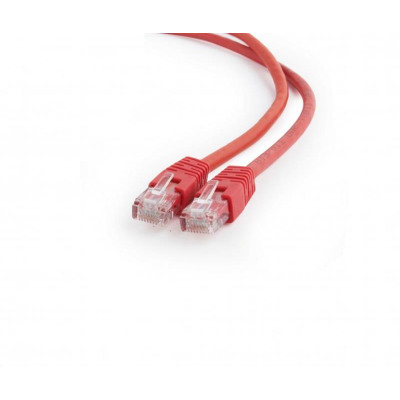 Патч-корд UTP Cablexpert (PP6U-2M/R) cat.6, літий, 50u штекер із засувкою, 2 м, червоний