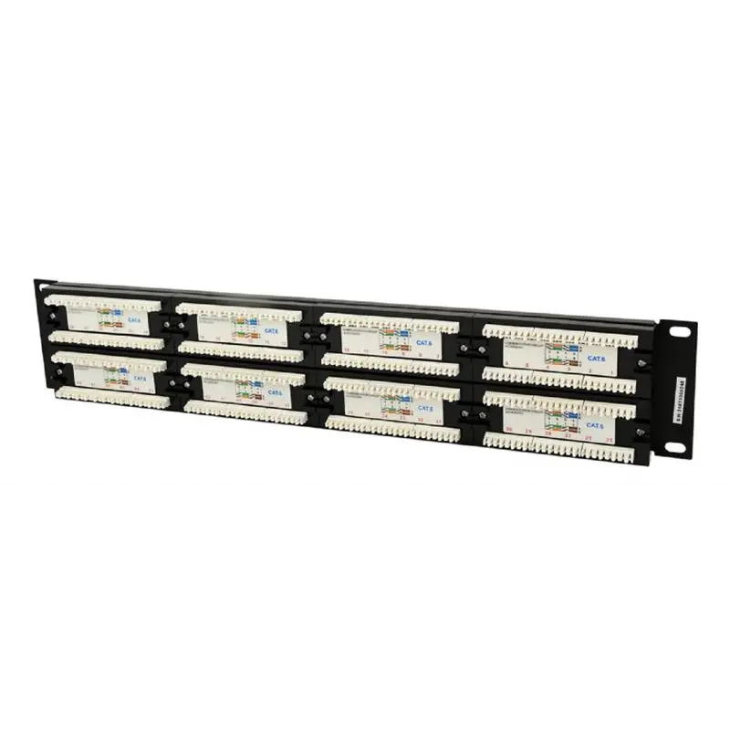 Патч-панель Cablexpert (NPP-C648CM-001) 19" 48 портов, UTP, cat.6 Патч-панель Cablexpert (NPP-C648CM-001) 19" 48 портов, UTP, cat.6