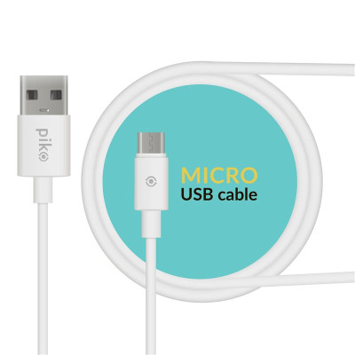 Кабель Piko CB-UM11 USB - micro USB (M/M), 1.2 м, White (1283126496172)